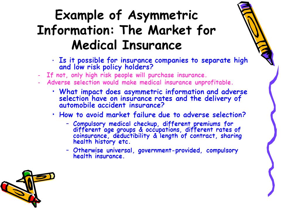 How can the problem of asymmetric information be overcome?